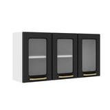 Mueble Auxiliar Colors Negro 105 cm con Tres Puertas - Muebles Organizadores | Bylmo