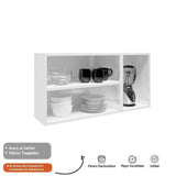 Mueble Auxiliar Colors Negro 105 cm con Tres Puertas - Muebles Organizadores | Bylmo