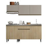 Mueble Superior Santiago Pecan 180 cm - Muebles Organizadores | Bylmo