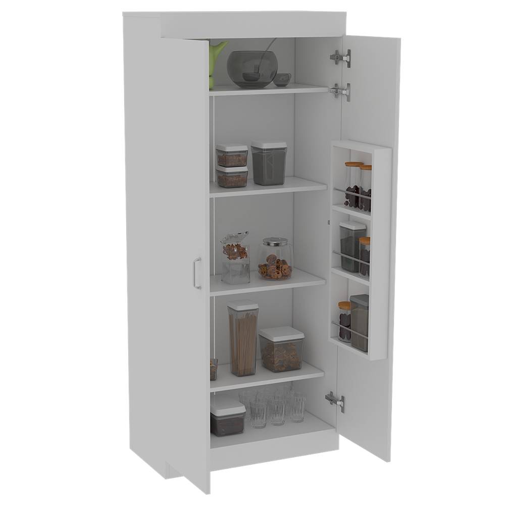 Alacena Varese Blanco 70 cm con Dos Puertas - Muebles Organizadores | Bylmo