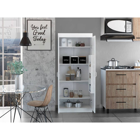 Alacena Varese Blanco 70 cm con Dos Puertas - Muebles Organizadores | Bylmo