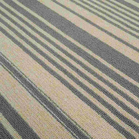 Alfombra California 100 cm x 150 cm de Habitación Gris Azul con Lineas - Tapetes y Alfombras | Bylmo