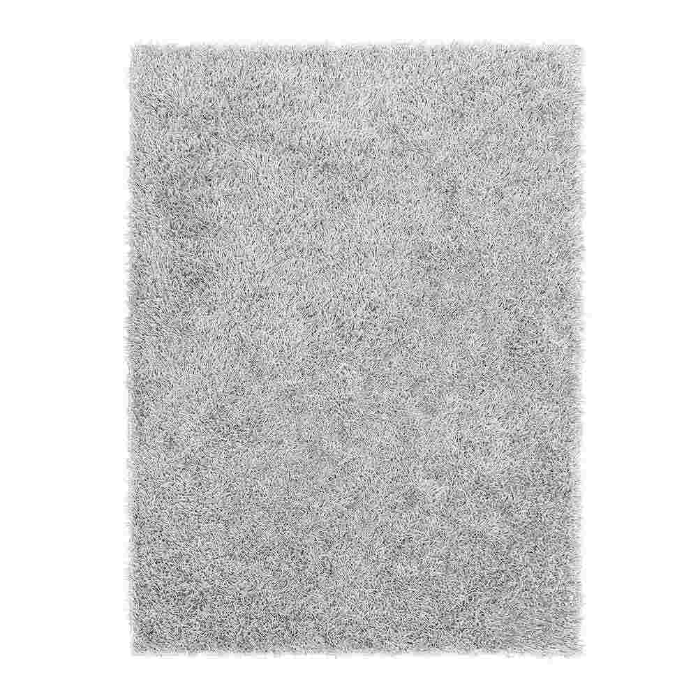 Alfombra Hawai 150 cm x 200 cm de Hogar Gris Claro Peludo - Tapetes y Alfombras | Bylmo