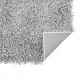 Alfombra Hawai 150 cm x 200 cm de Hogar Gris Claro Peludo - Tapetes y Alfombras | Bylmo