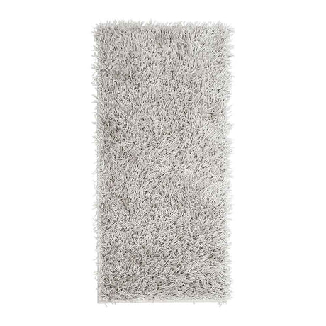 Alfombra Hawai 50 cm x 100 cm de Hogar Gris Claro Peludo - Tapetes y Alfombras | Bylmo