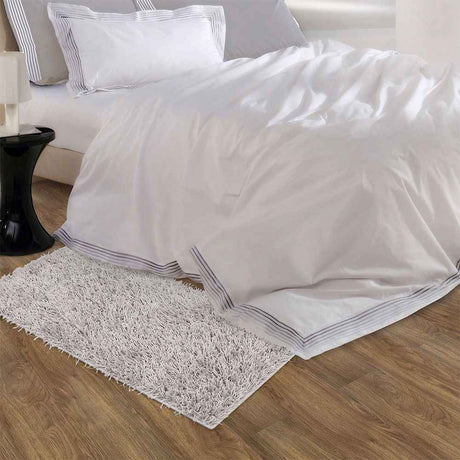Alfombra Hawai 50 cm x 100 cm de Hogar Gris Claro Peludo - Tapetes y Alfombras | Bylmo