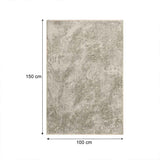 Alfombra Laurel 100 cm x 150 cm de Hogar Beige Peludo - Tapetes y Alfombras | Bylmo