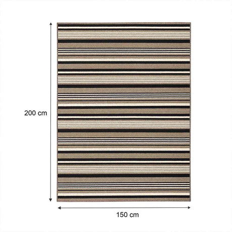 Alfombra Newark Orla 200x150cm Rectangular Medio Suave de Lineas - Tapetes y Alfombras | Bylmo