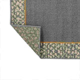 Alfombra Oregon 100 cm x 150 cm de Hogar Gris Grafito con Rectángulos - Tapetes y Alfombras | Bylmo