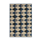 Alfombra Oregon 100 cm x 150 cm de Hogar Beige con Rombos - Tapetes y Alfombras | Bylmo