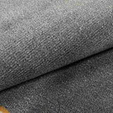 Alfombra Oregon 150 cm x 200 cm de Habitación Gris Grafito con Rectángulos - Tapetes y Alfombras | Bylmo