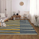 Alfombra Oregon 150 cm x 200 cm de Habitación Mostaza con Figuras - Tapetes y Alfombras | Bylmo