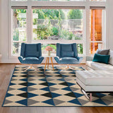 Alfombra Oregon 200 cm x 250 cm de Hogar Beige con Rombos - Tapetes y Alfombras | Bylmo