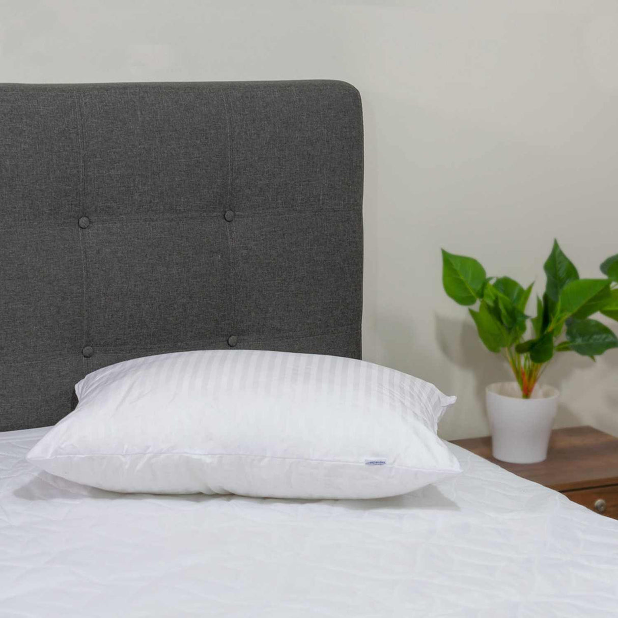 Almohada Natural Soft Fibra Siliconada Blanco 50 cm para Todas las Formas de Dormir - Almohadas | Bylmo