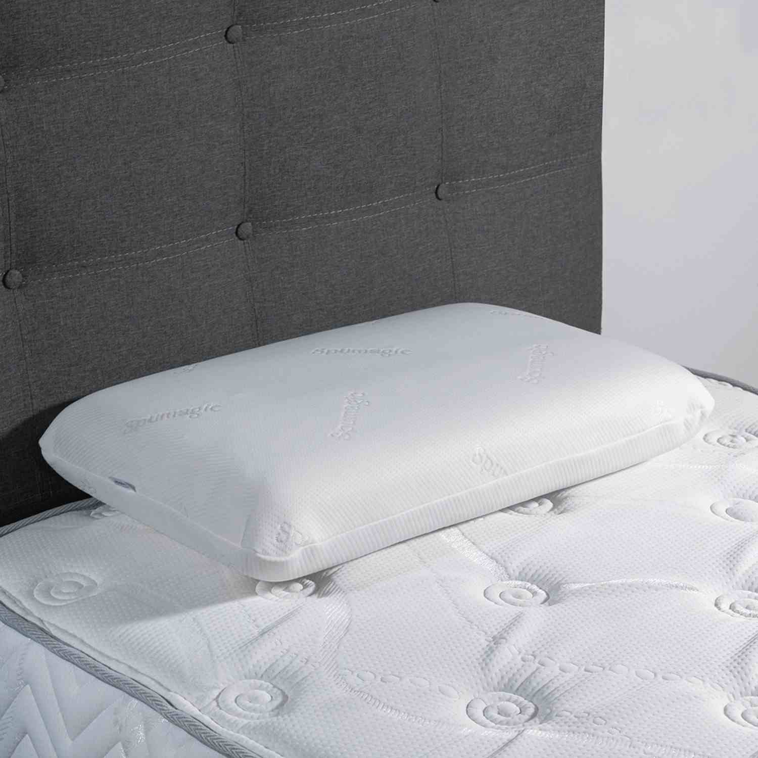 Almohada Spumagic Classic Espuma Viscoelástica Blanco 45 cm para Todas las Formas de Dormir - Almohadas | Bylmo