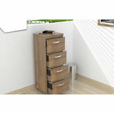 Archivador Amaretto 48x45cm con Cuatro Cajones - Archivadores | Bylmo