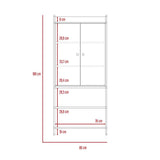 Closet Dreams Duna 80x180cm sin Cajones con 5 Entrepaños - Closets | Bylmo