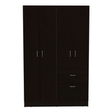 Closet Vaupes Wengue 108.9x170.8cm con 2 Cajones con 2 Entrepaños - Closets | Bylmo