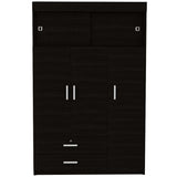Closet Z Wengue 120x187.5cm con 3 Cajones con 3 Entrepaños - Closets | Bylmo