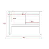 Arrimo Essential Coñac 120x85cm con Dos Compartimientos y con Patas - Bifes | Bylmo
