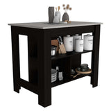 Mueble Cala Wengue 103x90cm con Dos Entrepaños y Tres Compartimientos - Muebles Organizadores | Bylmo