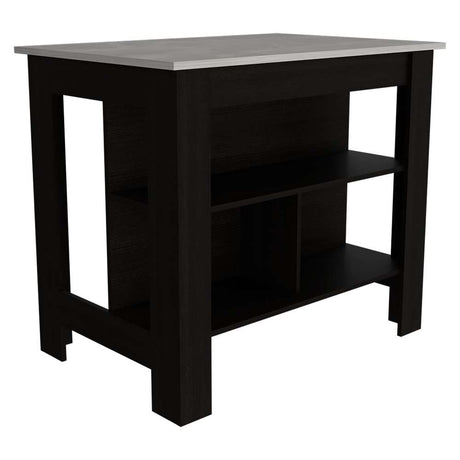 Mueble Cala Wengue 103x90cm con Dos Entrepaños y Tres Compartimientos - Muebles Organizadores | Bylmo