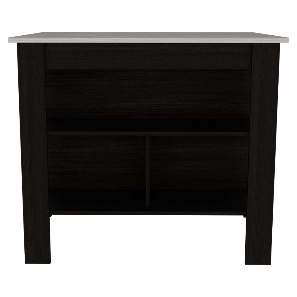 Mueble Cala Wengue 103x90cm con Dos Entrepaños y Tres Compartimientos - Muebles Organizadores | Bylmo