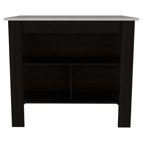 Mueble Cala Wengue 103x90cm con Dos Entrepaños y Tres Compartimientos - Muebles Organizadores | Bylmo