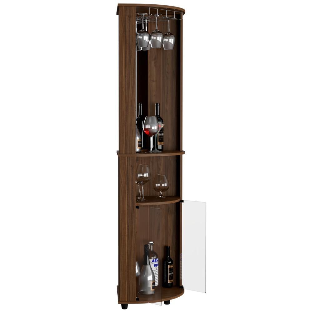 Bar Chicago Gales 45 cm con Espejo y Puertas de Vidrio - Bares | Bylmo