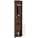 Bar Chicago Gales 45 cm con Espejo y Puertas de Vidrio - Bares | Bylmo