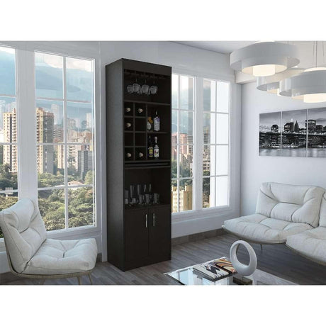 Bar Syrah Wengue 51x180cm con Un Cajón y sin Portabotellas - Bares | Bylmo