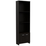 Biblioteca Lisa Wengue 63 cm con Entrepaños y Puertas - Bibliotecas | Bylmo