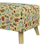 Banqueta Amalia Converse Multicolor 80 cm con Patas de Madera - Sofas y Poltronas | Bylmo