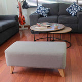 Banqueta Baúl Gris Memphis 95x46cm De 2 Puestos sin Apoya Brazos - Sofas | Bylmo