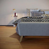 Banqueta Baúl Gris Memphis 95x46cm De 2 Puestos sin Apoya Brazos - Sofas | Bylmo