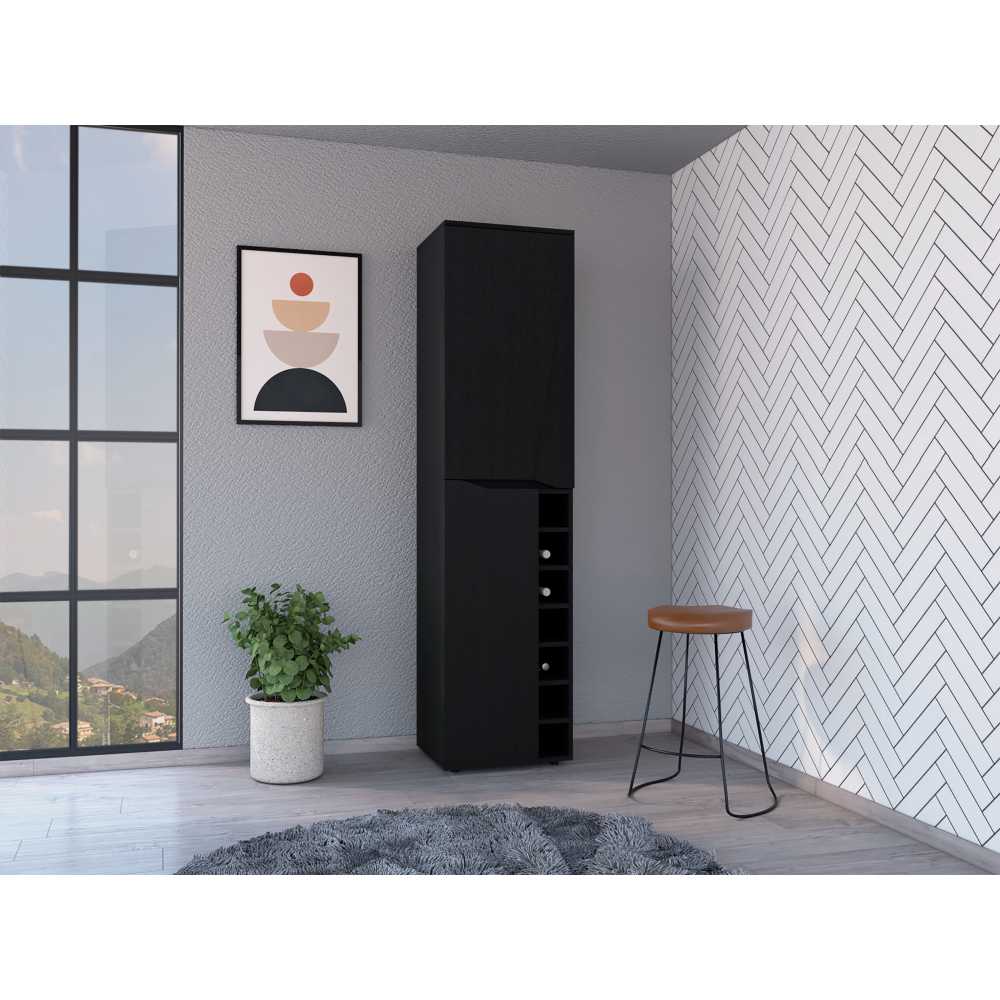 Bar Obregon Wengue 45 cm con Dos Puertas - Bares | Bylmo
