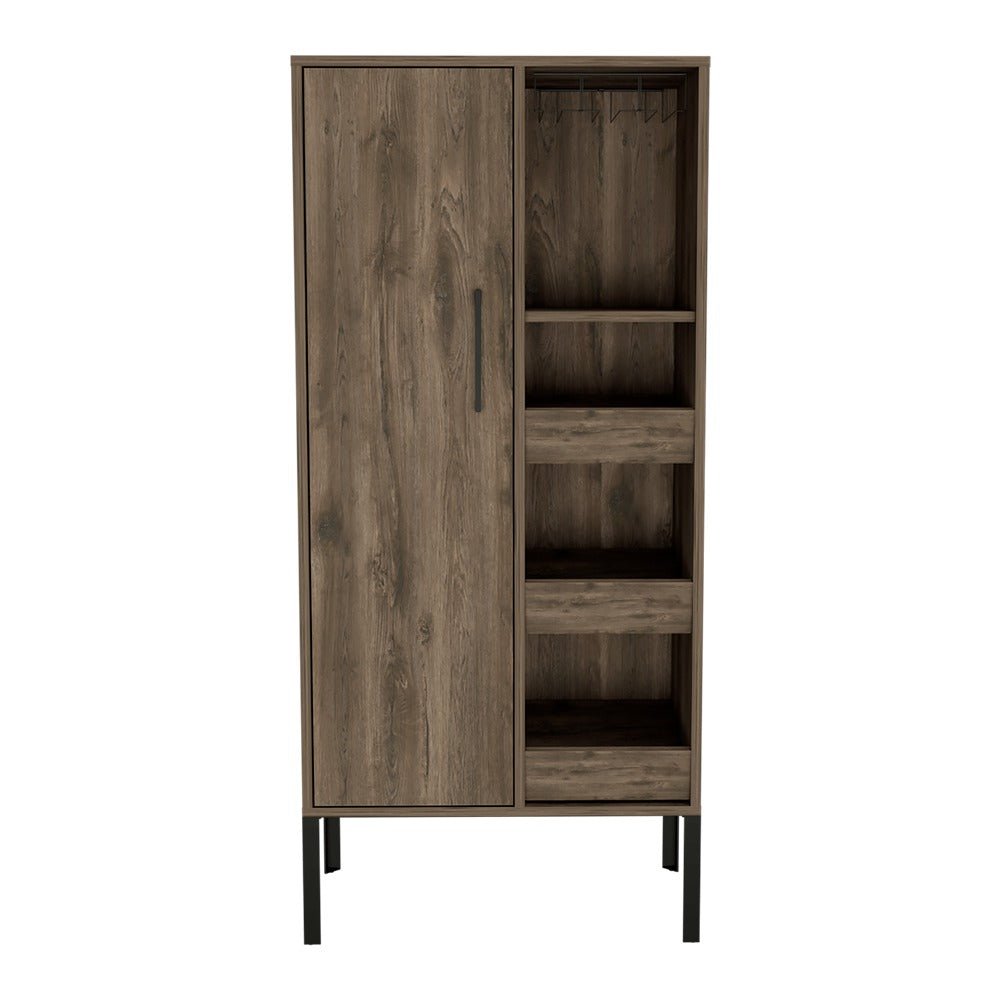 Bar Soho Bellota 60 cm con Una Puerta y Entrepaños Laterales - Bares | Bylmo