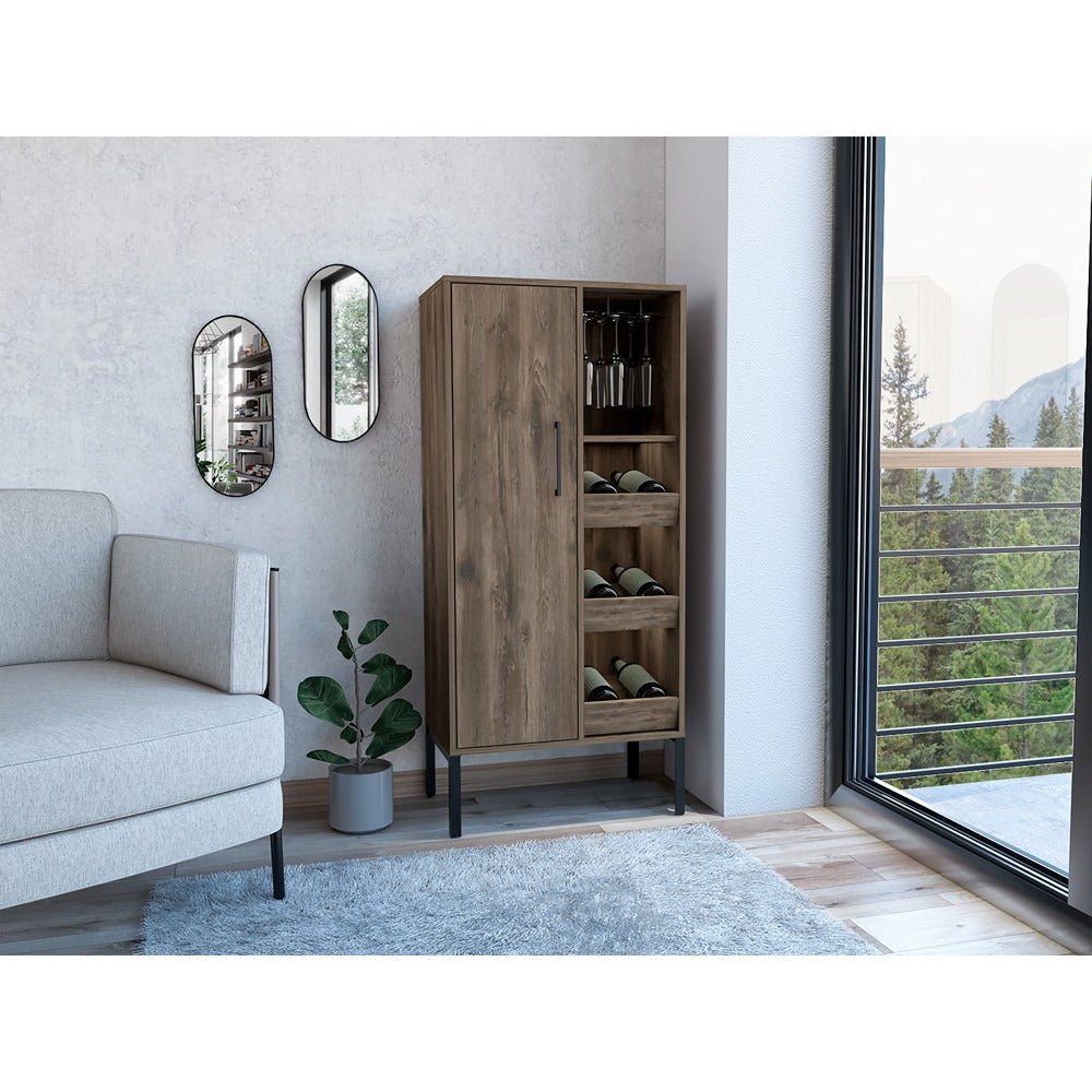 Bar Soho Bellota 60 cm con Una Puerta y Entrepaños Laterales - Bares | Bylmo