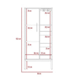 Bar Soho Bellota 60 cm con Una Puerta y Entrepaños Laterales - Bares | Bylmo