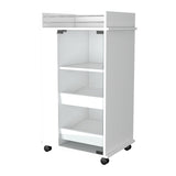 Bar Baltimore Blanco 55x99cm sin Cajones y sin Portabotellas - Bares | Bylmo