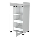 Bar Baltimore Blanco 55x99cm sin Cajones y sin Portabotellas - Bares | Bylmo