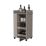 Bar Baltimore Ceniza 55x99cm sin Cajones y sin Portabotellas - Bares | Bylmo