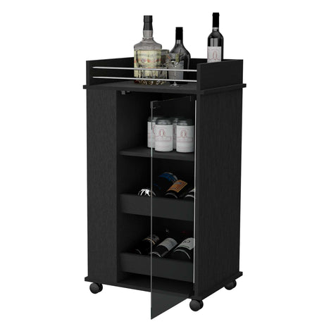 Bar Baltimore Wengue 55x99cm sin Cajones y sin Portabotellas - Bares | Bylmo