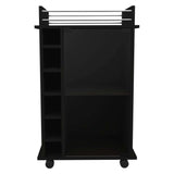 Bar Dukat Wengue 55x89cm sin Cajones y con Seis Portabotellas - Bares | Bylmo