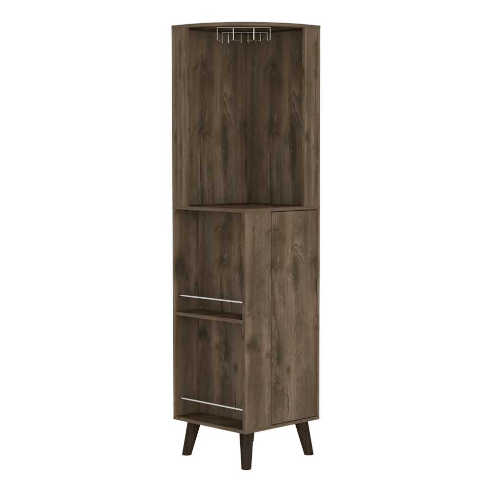 Bar Esquinero Cincinatti Bellota 45 cm con Cajón Lateral - Bares | Bylmo