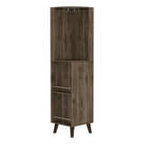 Bar Esquinero Cincinatti Bellota 45 cm con Cajón Lateral - Bares | Bylmo