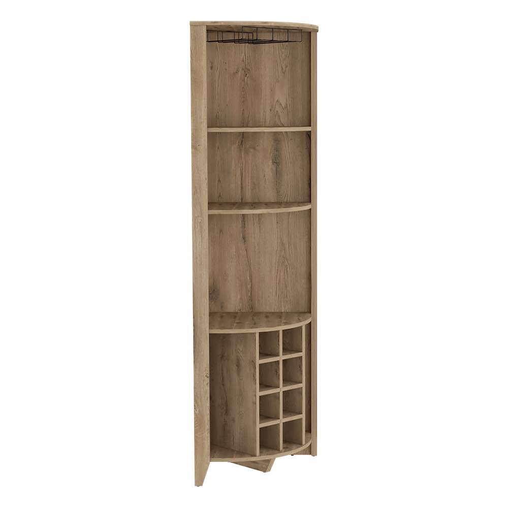 Bar Esquinero Essencial Macadamia 49 cm Abierto - Bares | Bylmo