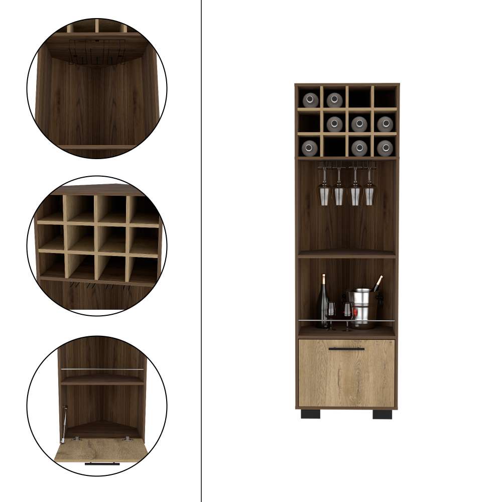 Bar Marsella Gales y Macadamia 55 cm con Una Puerta - Bares | Bylmo