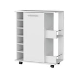 Bar Lothian Blanco 66x82cm con Un Cajón y con Seis Portabotellas - Bares | Bylmo