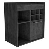 Bar Lyon Roble Gris 68 cm con Una Puerta - Bares | Bylmo